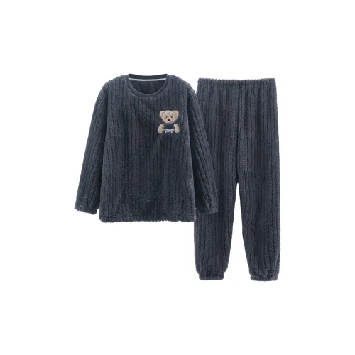 MADALLO Темно-серый Мужской Пижамный комплект