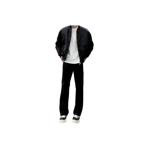 GUHUO Черный Унисекс Костюм Брюки