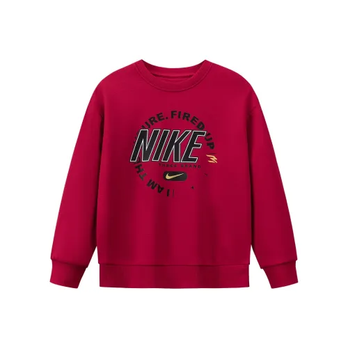 Nike 3Brand Преппи Красный Kids Свитшоты