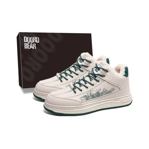 Budding Bear Термическая Амортизация Увеличение Высоты Устойчивость к Износу Противоскользящие Высокие Кроссовки для Скейтбординга Мужские