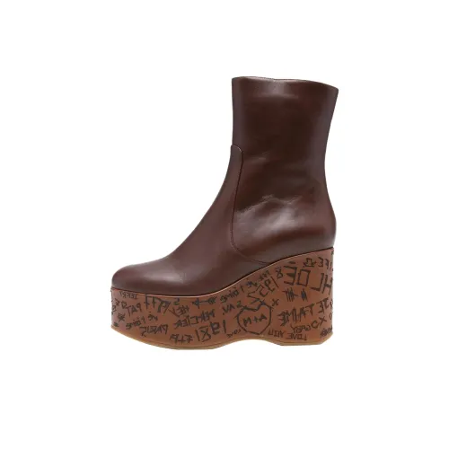 Chloe Maxime Botильоны 8 см Женские Коричневый