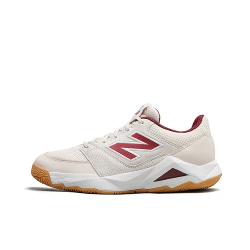New Balance Coco Delray Устойчивые к истиранию Дышащие Низкие Кроссовки для тенниса Мужские Бежево-розовые