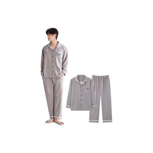 88996 Gray Men's Pajama Sets
