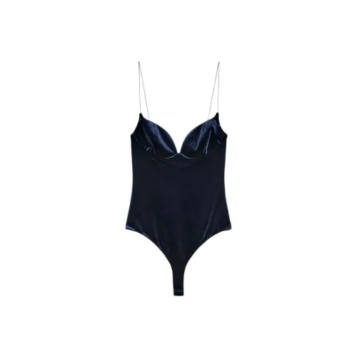 ZARA Морской синий Женское боди