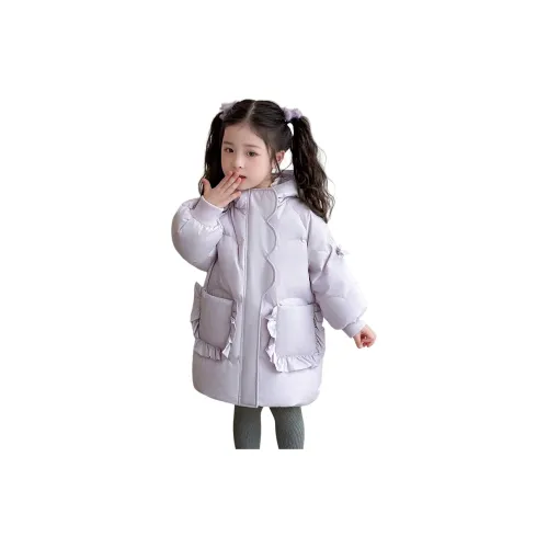 Lanza Повседневное Пуховое Пальто Зимнее Фиолетовое Дети Возраст 3-7 Лет