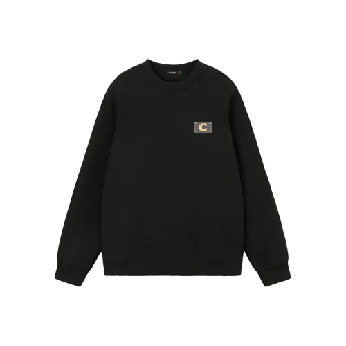 CAISEDI Черный Мужской Свитшот