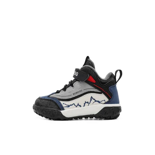 BOBDOG Спортивная беговая коллекция Термостойкий устойчивый к истиранию противоскользящий MID Топ Детские повседневные кроссовки