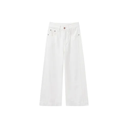 YOUXIANG Экрю Женские Джинсы