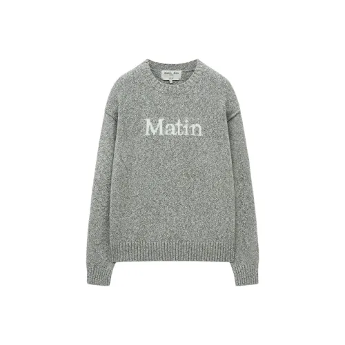 MATIN KIM Серый Женские Свитера