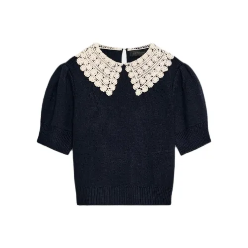 ZARA Морской синий Женский Трикотаж