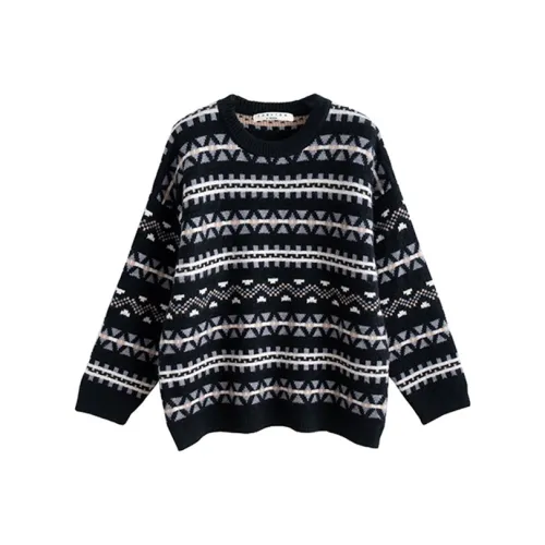 Tonlion Черный тон Женские Свитера