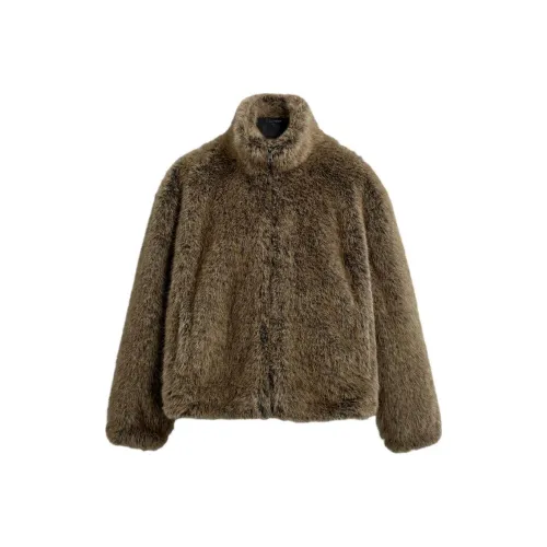 ZARA Коричневое Мужское Пальто