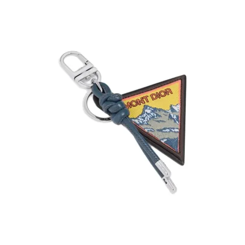 DIOR Брелоки из коровьей кожи унисекс разноцветные