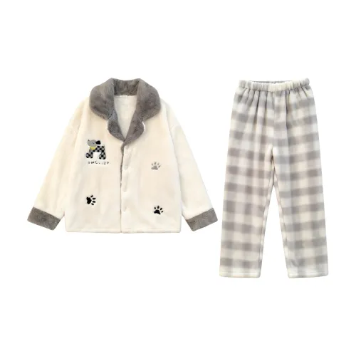 QIAOYUN Абрикос Женские Пижамные Комплекты