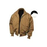 Хаки пуховая куртка [улучшенная, утепленная, термическая]