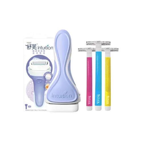 Schick Шифон Полностью Фиолетовый Удаление волос Лезвие Увлажняющий Пять Штук Набор