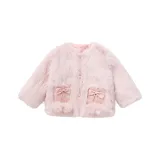 Принцесса, искусственный мех, розовый