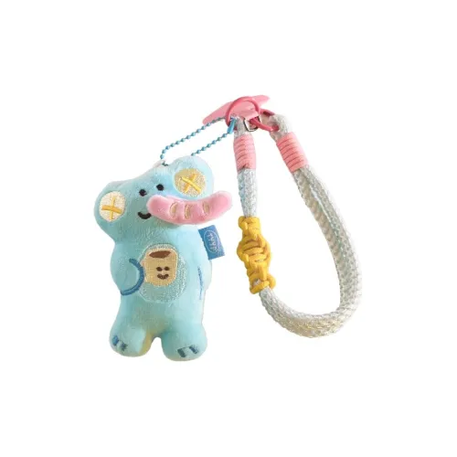 KEBO Кофейный Синий Слон Плюшевый Брелок 12 см Рекомендуемая Высота