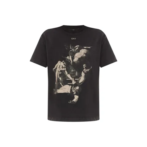 Off Белый Серый Женские T-рубашки