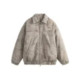 Серый, утепленный