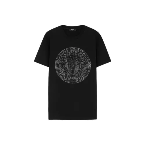 VERSACE Мужские черные T-рубашки