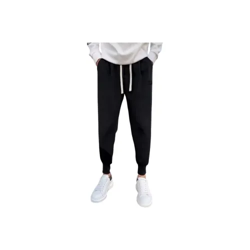 BONAS Мужские Повседневные Брюки Черные