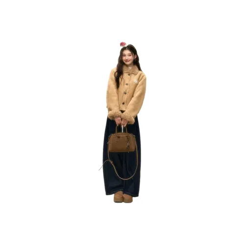 IWZI CAMEL Пальто Женские Бархатные Куртки