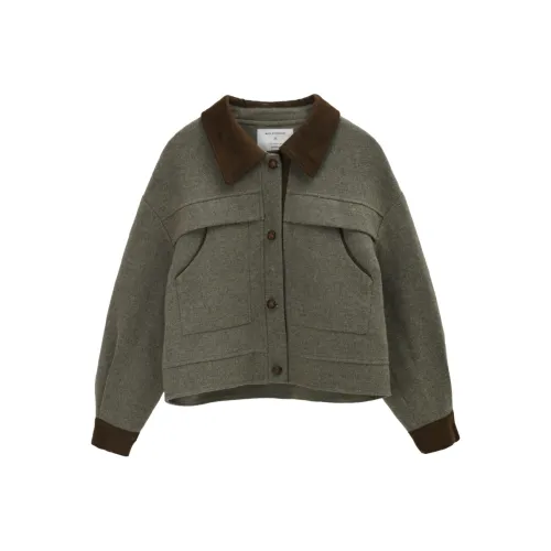 MISHOW Зеленое пальто 1 Женские куртки