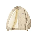 [Thickened и с флисовой подкладкой] Хаки (Ma Jasper Этикетка Логотип на груди)