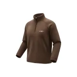 [Двусторонний Дралон ★Легко ухаживать] Коричневый (Повседневный Логотип с ручкой на груди)