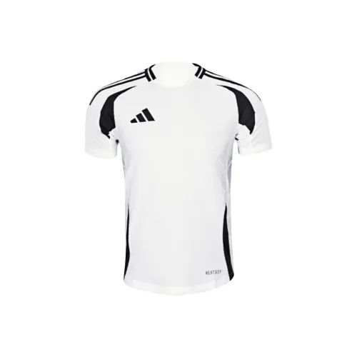 Adidas Футбол Джерси Мужской Белый Черный