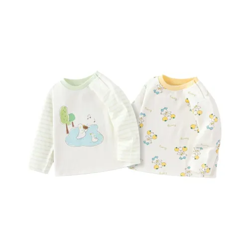 BALABALA T-рубашка 2 упаковки белый тон для младенцев и малышей