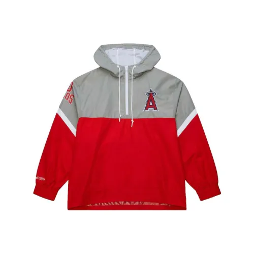 MITCHELL NESS Легкий Anorak с застежкой на четверть WINDBREAKER Тренчкот Унисекс