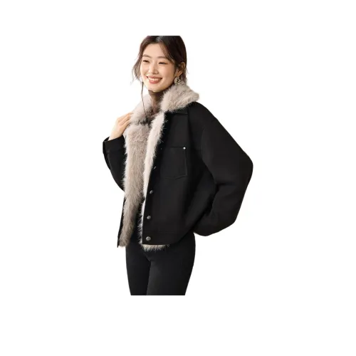 Mo Han Yi Mei Черные Женские Куртки