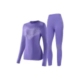 Фиолетовый комплект одежды (фиолетовый топ + фиолетовый низ)