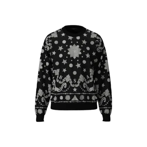 VERSACE Мужские черные свитшоты