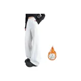 Белый, серый, с флисовой подкладкой, стандартное издание (длина тела 158-163 см)