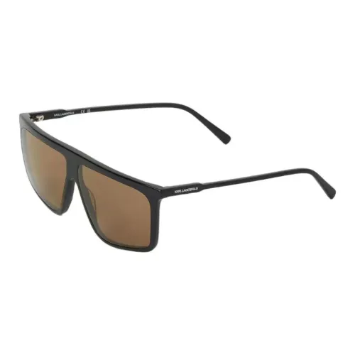 KARL LAGERFELD Ацетат Aviator Солнцезащитные очки Мужские Черные