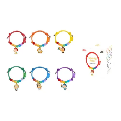 POP MART Коллаборация Cheer Up Baby CRYBABY Rainbow Blind Boxes Single Mystery Box Full Box 6 Pack