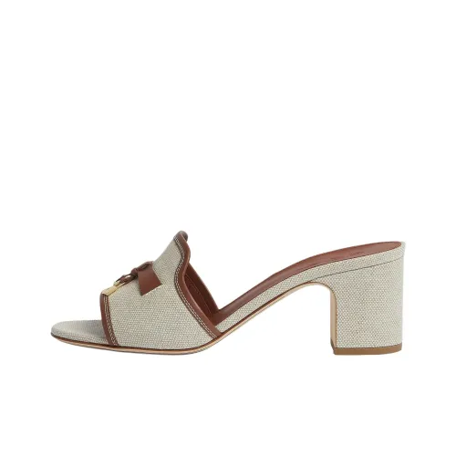 Loro Piana Шлепанцы Женские Серые