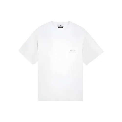 STONE ISLAND Рубашка Мужская Белая