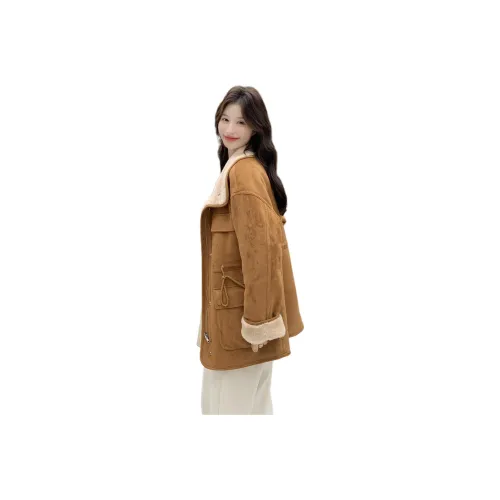 MEXICAN Бархат Feel Пальто Женское