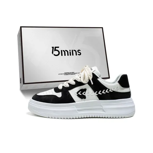 15 MINS Устойчивые к истиранию противоскользящие низкие кеды для скейтбординга унисекс