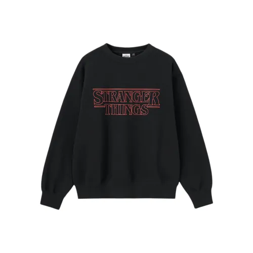GU x Stranger Things Stranger Things Collaboration FW25 Свитшот Мужской