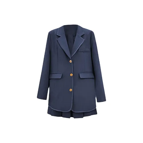 DITB Бизнес Костюм Пальто+Юбка Женские Бизнес Костюмы