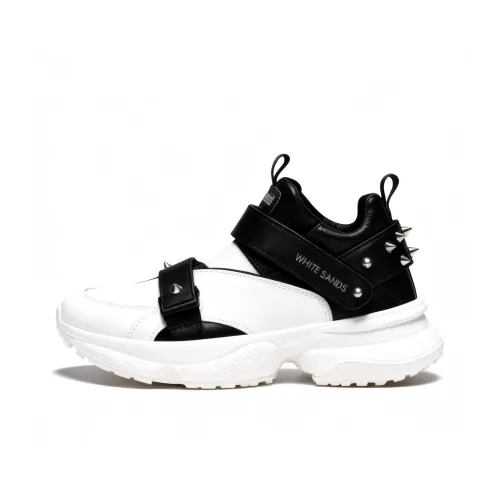 WHITE SANDS Повседневная обувь Низкий топ Черный Белый Мужской