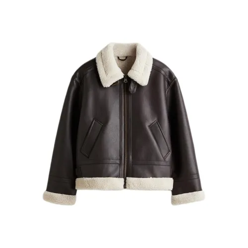 H M Темно-коричневые мужские куртки