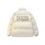 Белый хлопковый пуховик