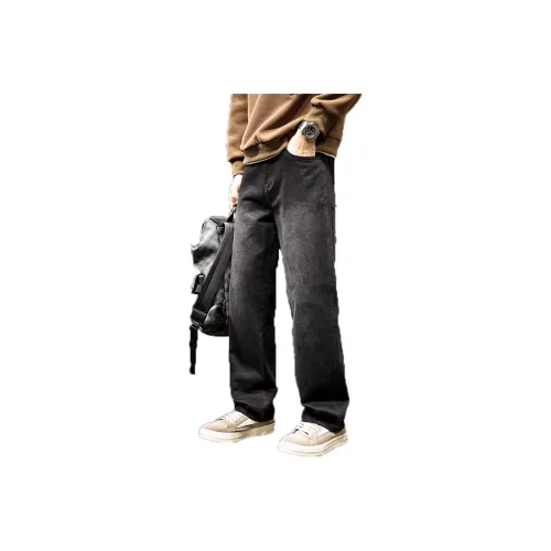 LUJIEBANG Черные Мужские Джинсы