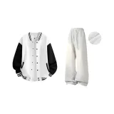 603 Белый [с флисовой подкладкой] + M07 Белый Фотиния Серый [с флисовой подкладкой]